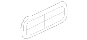 213-830-58-04-64 Mercedes-benz Genuine Vent Flap