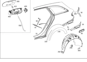 213-830-58-04 Mercedes-benz Genuine Vent Flap