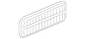 213-830-58-05-64 Mercedes-benz Genuine Vent Flap