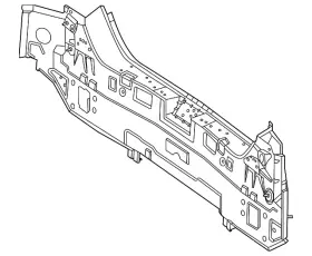 214-640-32-00 Mercedes-benz Genuine Rear Body Panel
