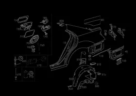 221-690-10-30 Mercedes-benz Genuine Cover