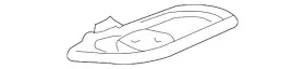 230-750-08-06-64 Mercedes-benz Genuine Flap