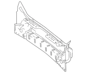 231-640-01-71 Mercedes-benz Genuine Rear Body Panel