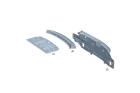 236-640-14-00 Mercedes-benz Genuine Rear-end Center Section