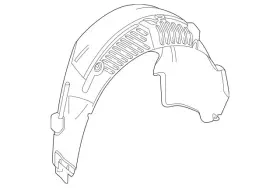 238-690-30-03 Mercedes-benz Genuine Wheel Arch Cover