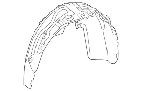 253-690-05-30 Mercedes-benz Genuine Wheelhouse Liner