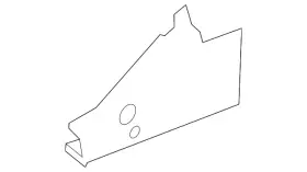 257-630-68-00 Mercedes-benz Genuine Lower Extension