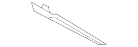290-682-18-00 Mercedes-benz Genuine Quarter Panel Insulator