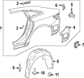 297-830-29-00 Mercedes-benz Genuine Pressure Vent