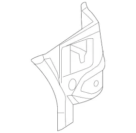 447-630-02-05 Mercedes-benz Genuine Lower Panel