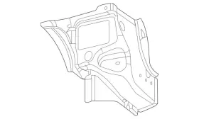 447-630-03-05 Mercedes-benz Genuine Lower Panel