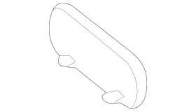 901-692-00-37 Mercedes-benz Genuine Vent Grille