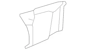 906-637-60-09 Mercedes-benz Genuine Wheelhouse Panel