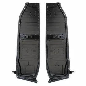 4007179a Mill Supply Floor Pan Half With Seat Pedestal For 73-79 Vw Super Beetle Pair