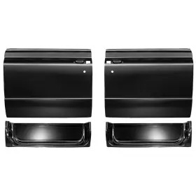 506729k Mill Supply Outer And Inner Door Bottom Skin Kit Oe Style For 69-72 Gmc Pickup Blazer Suburban