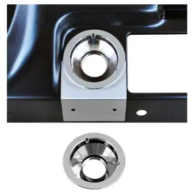 5068386k Mill Supply Stainless Steel Ignition Scratch Guard And Bezel Kit For 68-72 Chevy Gmc Pickup