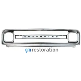 5069958 Mill Supply Grille Shell With Chevrolet Lettering Gm Licensed For 69-70 Chevy Ck Pickup