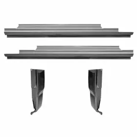 8208740k Mill Supply Cab Corner And Slip-on Rocker Kit For 87-96 Dodge Dakota