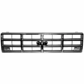 968903 Mill Supply Chrome And Silver Grille For 89-92 Ford Ranger Without Gt 89-90 Bronco Ii