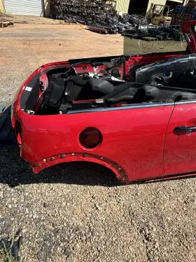 41007430322 Mini 2016-2023 Cooper S Convertible Rear Right Side Quarter Panel Cut Red Oem