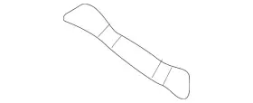 5257b039 Mitsubishi Genuine End Panel