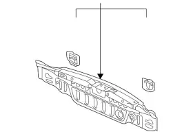 5281a124 Mitsubishi Genuine Rear Body Panel