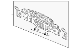 Mitsubishi 5281a215 Genuine Rear Body Panel
