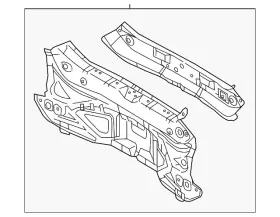 5281a495 Mitsubishi Genuine Rear Body Panel