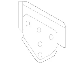 5281a610 Mitsubishi Genuine Rear Body Extension