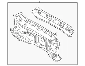 5281a774 Mitsubishi Genuine Rear Body Panel