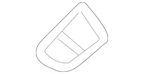 5301d643 Mitsubishi Genuine Inner Panel Reinforced Plate