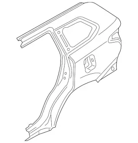 5301g844 Mitsubishi Genuine Quarter Panel