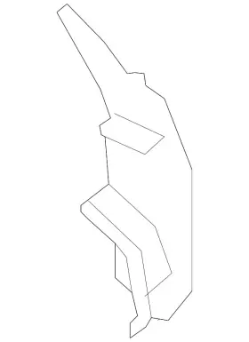 Mitsubishi 5301h764 Genuine Lower Extension