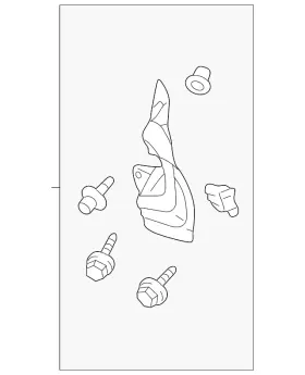 5370a102 Mitsubishi Genuine Splash Shield