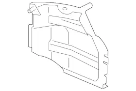 5370a290 Mitsubishi Genuine Splash Shield