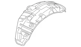 5370a423 Mitsubishi Genuine Wheelhouse Liner