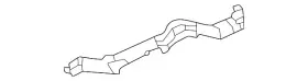 7230b210 Mitsubishi Genuine Lower Quarter Trim Bracket