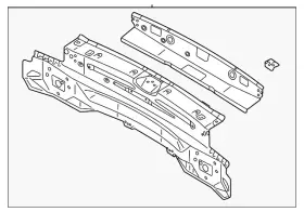75610w120p Mitsubishi Genuine Rear Body Panel