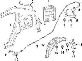 781e9w000p Mitsubishi Genuine Lower Extension