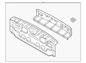79100w180p Mitsubishi Genuine Rear Body Panel