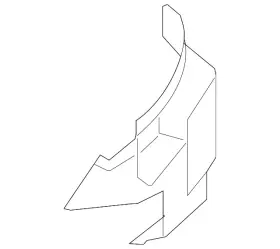 Mn186576 Mitsubishi Genuine Rear Extension