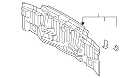 Mr392617 Mitsubishi Genuine Rear Body Panel