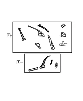 05066268ab Mopar Genuine Body Side Aperture Reinforcement Right 5066268ab