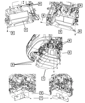 06104885aa Mopar Genuine Rivet Nut 6104885aa