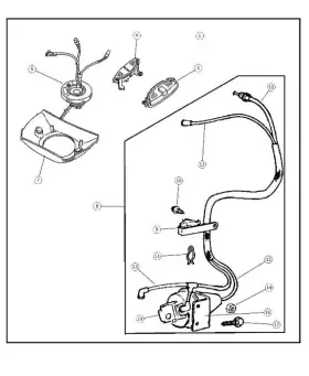 06504528 Mopar Genuine Hex Head Screw And Washer 6504528