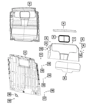 06510644aa Mopar Genuine Screw 6510644aa