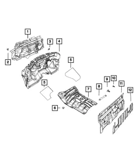 06510800aa Mopar Genuine Hex Head Screw And Washer 6510800aa