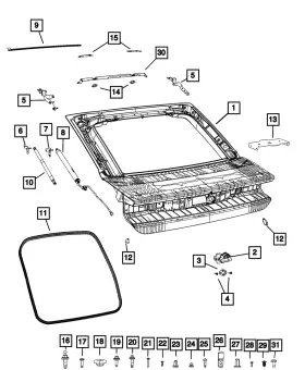 06512475aa Mopar Genuine Hex Head Screw And Washer 6512475aa