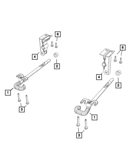 06512551aa Mopar Genuine Hex Head Screw And Washer 6512551aa
