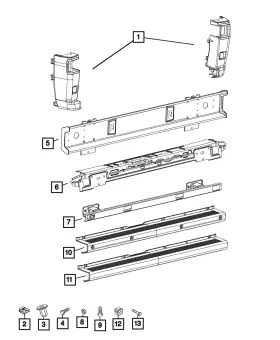 68184193ab Mopar Genuine Rear Closure Panel